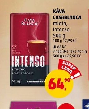 KÁVA CASABLANCA mletá, Intenso 500 g