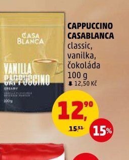 CAPPUCCINO CASABLANCA classic, vanilka, čokoláda 100 g