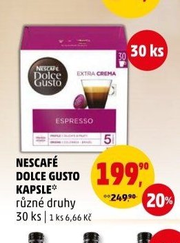 NESCAFÉ DOLCE GUSTO KAPSLE různé druhy 30 ks