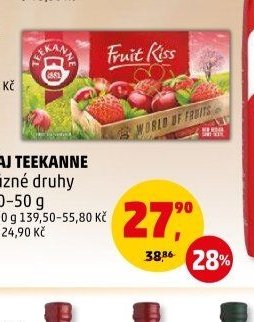 ČAJ TEEKANNE různé druhy 20-50 g