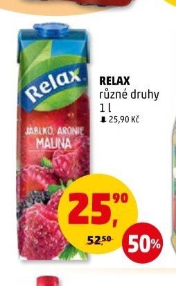 Relax různé druhy 1 l