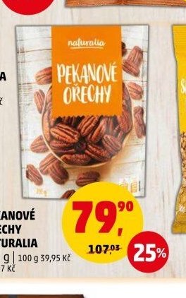 PEKANOVÉ OŘECHY NATURALIA