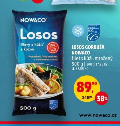 Losos gorbuša Nowaco