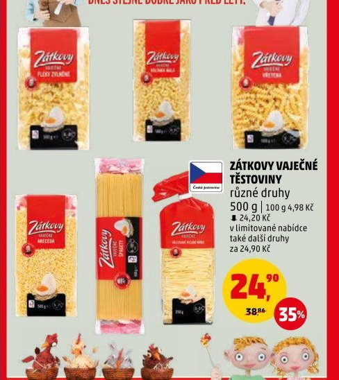 Zátkovy vaječné těstoviny