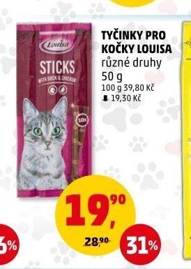TYČINKY PRO KOČKY LOUISA