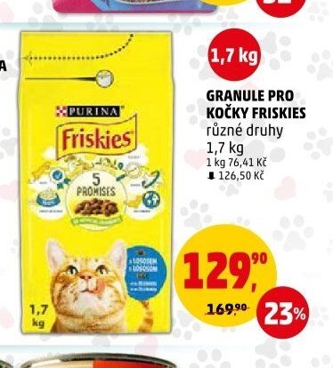 GRANULE PRO KOČKY FRISKIES