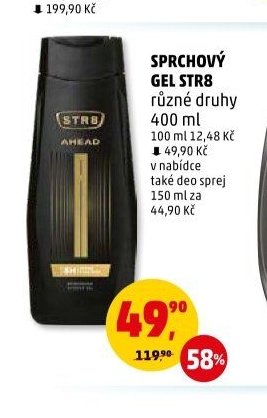 SPRCHOVÝ GEL STR8 různé druhy 400 ml