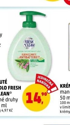 TEKUTÉ MÝDLO FRESH & CLEAN různé druhy 300 ml