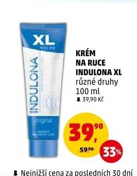 KRÉM NA RUCE INDULONA XL různé druhy 100 ml