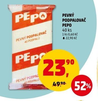 PEVNÝ PODPALOVAČ PEPO