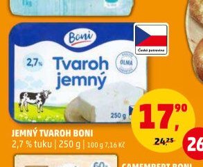 Jemný tvaroh Boni