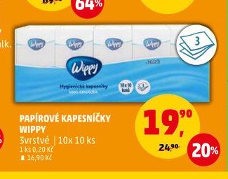 Papírové kapesníčky Wippy