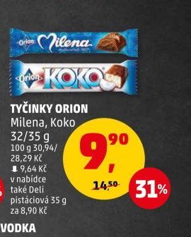 Tyčinky Orion Milena, Koko