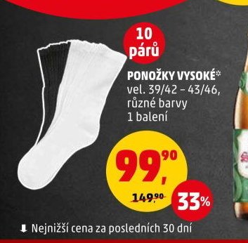 Ponožky vysoké