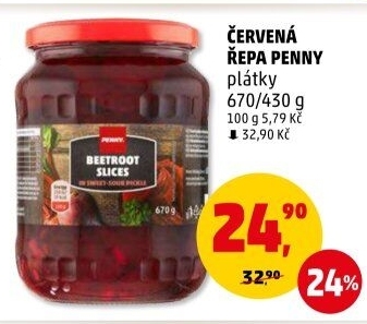 Červená řepa Penny