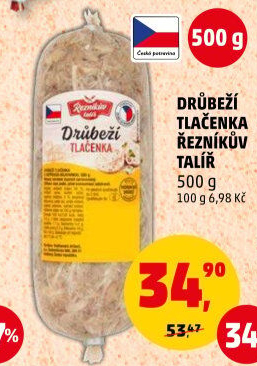 Drůbeží tlačenka Řezníkův talíř