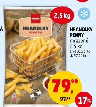 Hranolky mražené Penny