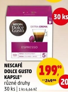 Kapsle Dolce Gusto Nescafé
