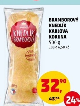 Knedlík bramborový Karlova Koruna