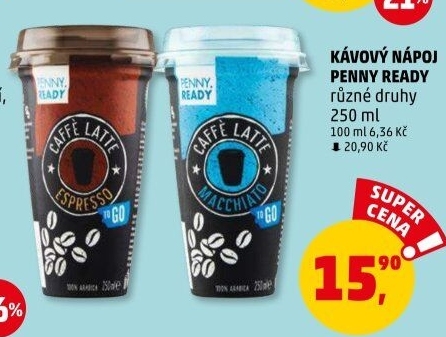 Ledová káva to Go Penny Ready