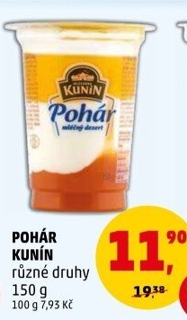 Mléčný Pohár Mlékárna Kunín