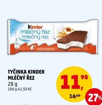 Řez mléčný Kinder