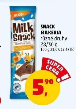 Snack mléčný Milkeria