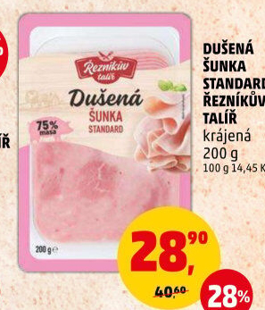 Šunka dušená standard Řezníkův talíř