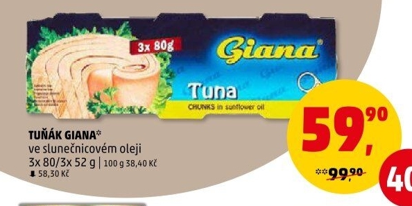 Tuňák v oleji Giana