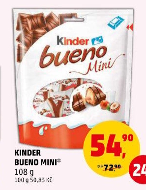 Tyčinky čokoládové Mini Bueno Kinder