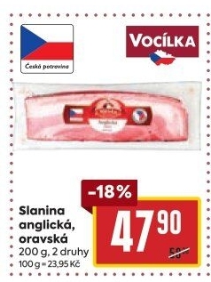 Anglická slanina Vocílka