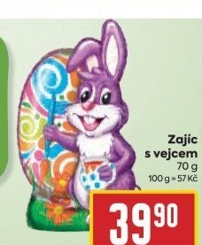 Čokoládový zajíc