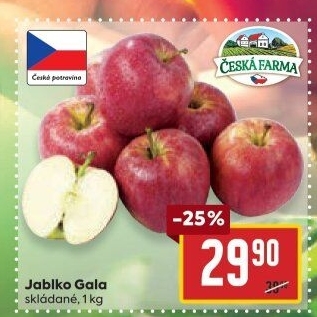 Jablka Gala Česká Farma