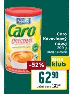 Nápoj instantní obilninový Caro Nestlé