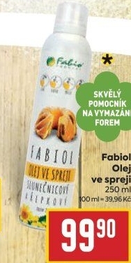 Olej ve spreji Fabio