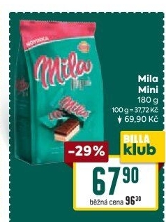 Oplatky mini Mila Sedita