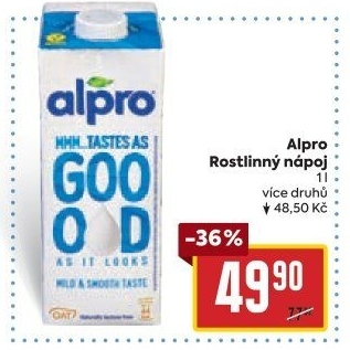 Rostlinné nápoje Alpro Soya