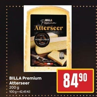 Sýr Atterseer Premium Billa