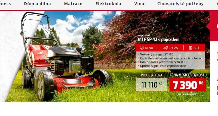 MTF SP 42 s pojezdem - Mountfield akcniletaky.com
