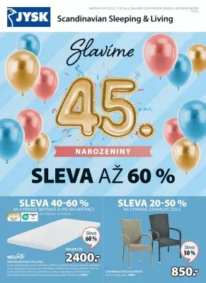 akční leták Jysk 13.3.2024-16.4.2024