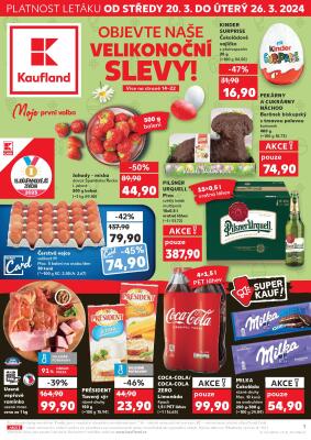 akční leták Kaufland 20.3.2024-26.3.2024