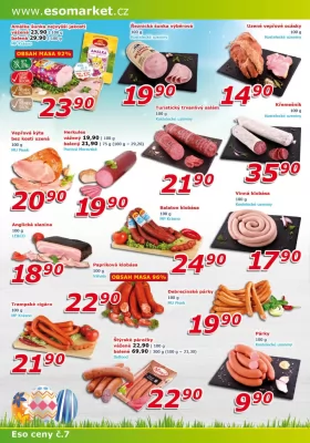 akční leták ESO MARKET 20.3.2024-31.3.2024