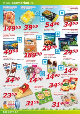 akční leták ESO MARKET 20.3.2024-31.3.2024