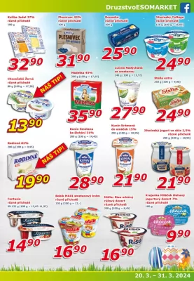 akční leták ESO MARKET 20.3.2024-31.3.2024