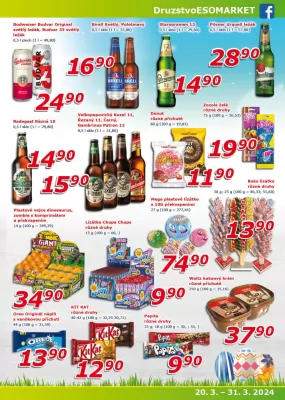 akční leták ESO MARKET 20.3.2024-31.3.2024