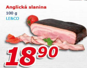 Anglická slanina LE&amp