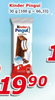Dezert Pinguí Kinder