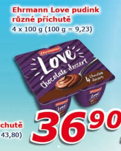 Dezert pudink Ehrmann