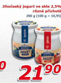Jogurt jihočeský Madeta