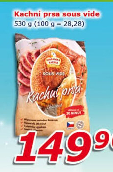 Kachní prsa sous vide Vodňanská kachna